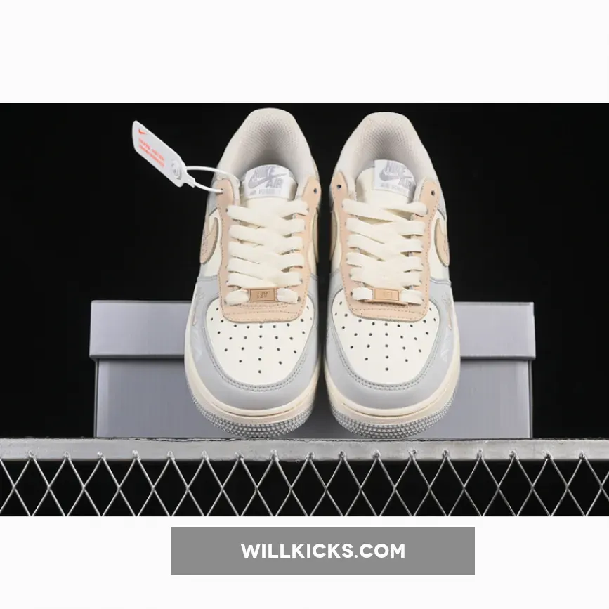 AIR FORCE 1 07 LOW LOVE LETTER GREY/BEIGE AIR FORCE 1 07 LOW LOVE LETTER GREY/BEIGE
