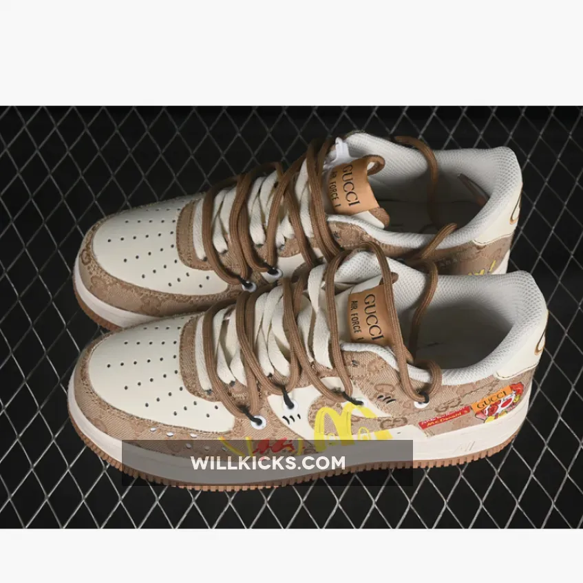 AIR FORCE 1 07 LOW MCDONALD S WHITE/YELLOW/BROWN AIR FORCE 1 07 LOW MCDONALD S WHITE/YELLOW/BROWN
