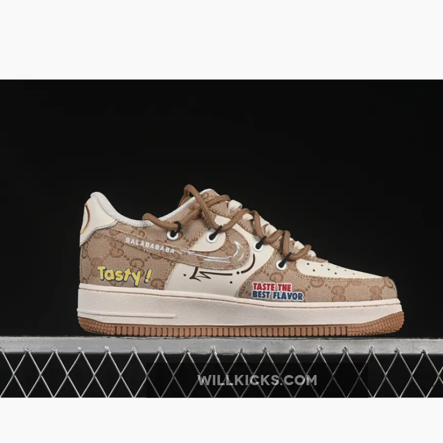 AIR FORCE 1 07 LOW MCDONALD S WHITE/YELLOW/BROWN AIR FORCE 1 07 LOW MCDONALD S WHITE/YELLOW/BROWN