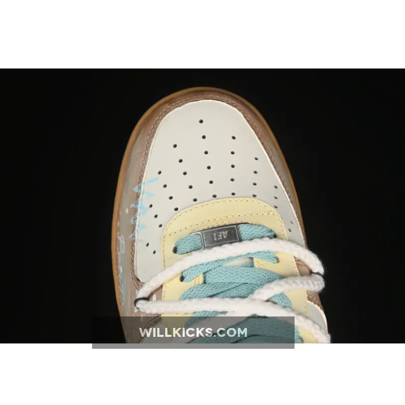 AIR FORCE 1 07 LOW MINT BUBBLE BROWN/GREEN/BLUE/BEIGE AIR FORCE 1 07 LOW MINT BUBBLE BROWN/GREEN/BLUE/BEIGE