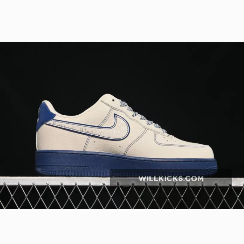 AIR FORCE 1 07 LOW MLB BEIGE/BLUE