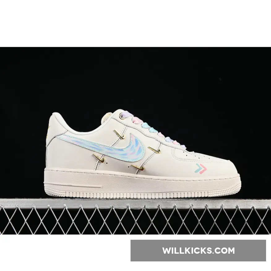AIR FORCE 1 07 LOW MONET IMPRESSION WHITE/BLUE/PINK/GOLD