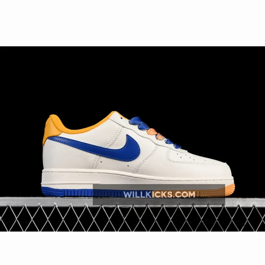AIR FORCE 1 07 LOW NBA WHITE/BLUE/YELLOW