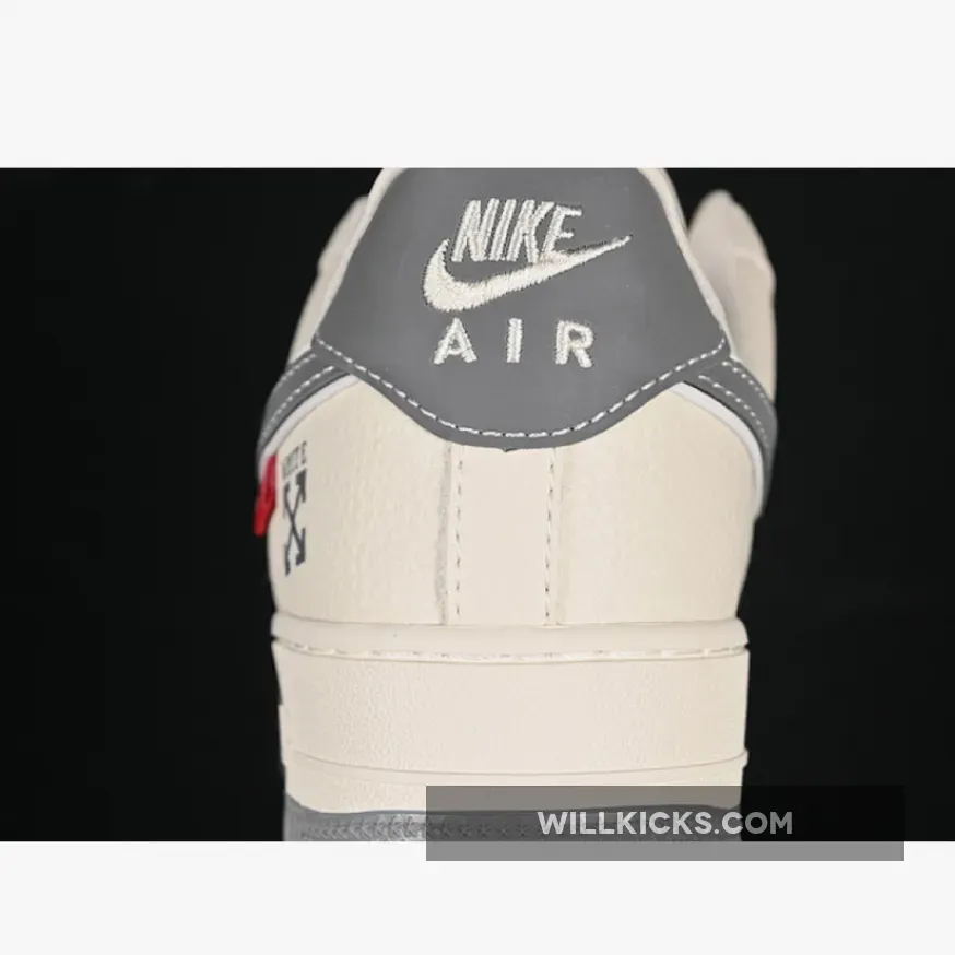 AIR FORCE 1 07 LOW OFF-WHITE WHITE/GREY AIR FORCE 1 07 LOW OFF-WHITE WHITE/GREY