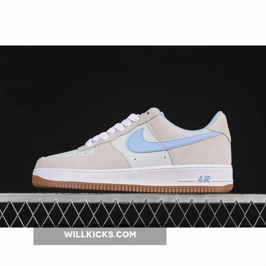 AIR FORCE 1 07 LOW PHOTON DUST/PSYCHIC BLUE/WHITE/GUM LIGHT BROWN