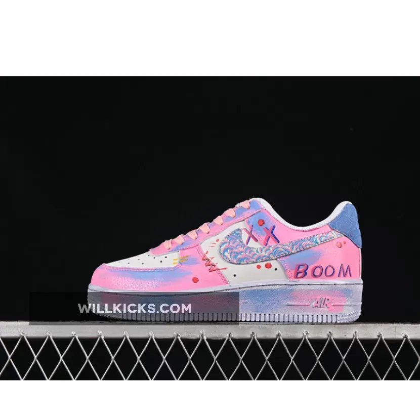 AIR FORCE 1 07 LOW PINK DAISY NEBULA PINK/BLUE/WHITE