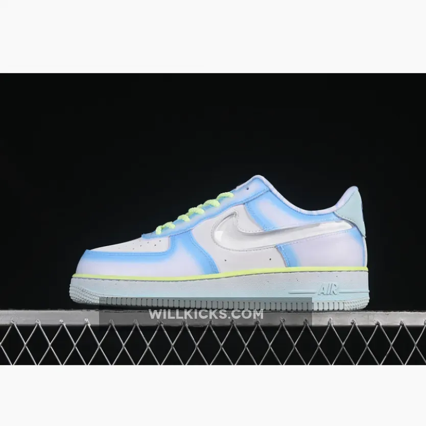 AIR FORCE 1 07 LOW PSYCHIC BLUE/CLEAR/WHITE/GLACIER BLUE/BARELY VOLT/GAME ROYAL