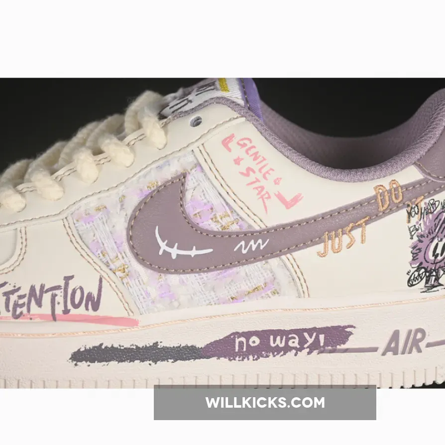 AIR FORCE 1 07 LOW PURPLE RABBIT BABY BEIGE/PURPLE AIR FORCE 1 07 LOW PURPLE RABBIT BABY BEIGE/PURPLE