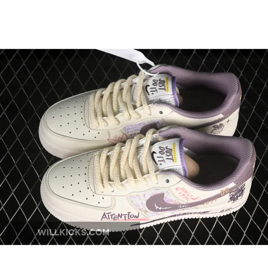 AIR FORCE 1 07 LOW PURPLE RABBIT BABY BEIGE/PURPLE AIR FORCE 1 07 LOW PURPLE RABBIT BABY BEIGE/PURPLE