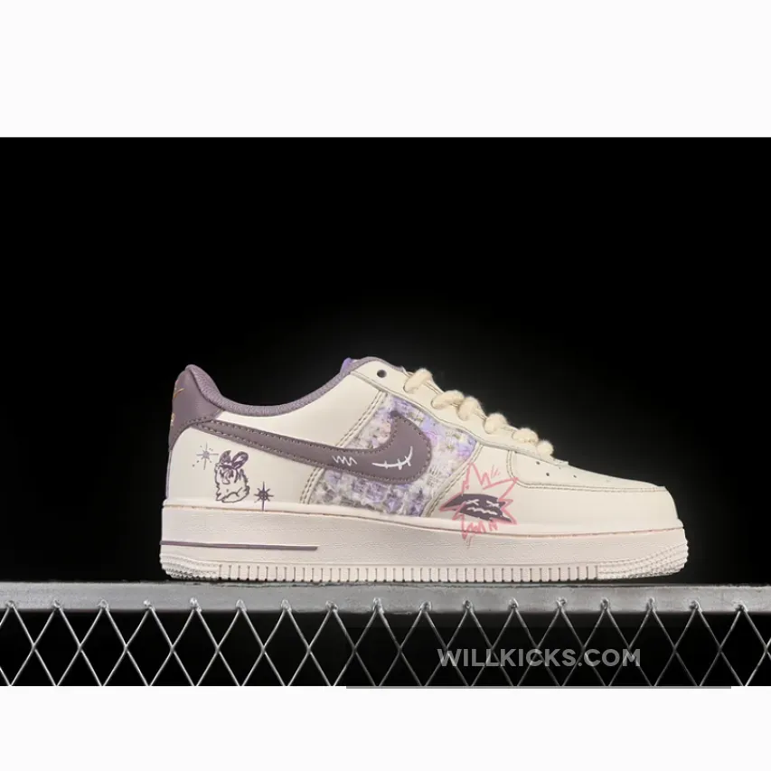 AIR FORCE 1 07 LOW PURPLE RABBIT BABY BEIGE/PURPLE AIR FORCE 1 07 LOW PURPLE RABBIT BABY BEIGE/PURPLE