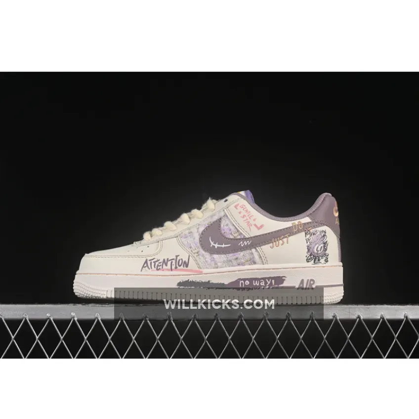 AIR FORCE 1 07 LOW PURPLE RABBIT BABY BEIGE/PURPLE AIR FORCE 1 07 LOW PURPLE RABBIT BABY BEIGE/PURPLE