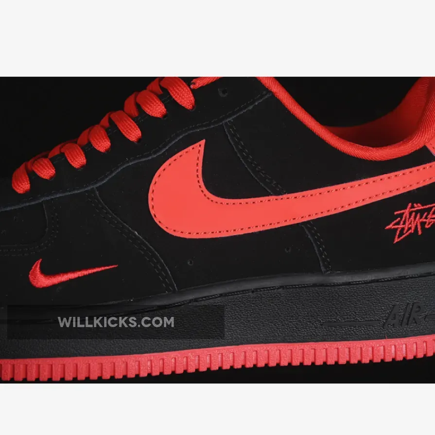AIR FORCE 1 07 LOW RED/BLACK AIR FORCE 1 07 LOW RED/BLACK