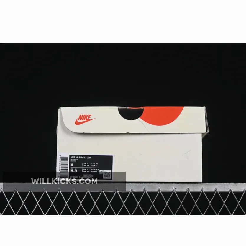 AIR FORCE 1 07 LOW RED/BLACK AIR FORCE 1 07 LOW RED/BLACK