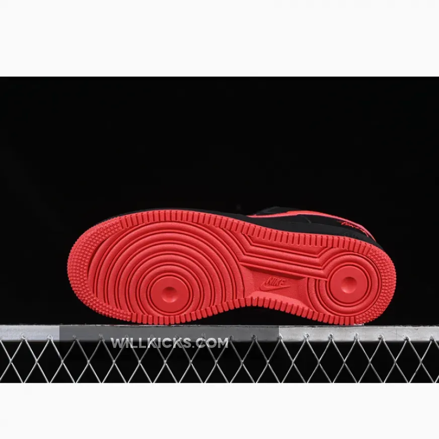 AIR FORCE 1 07 LOW RED/BLACK AIR FORCE 1 07 LOW RED/BLACK