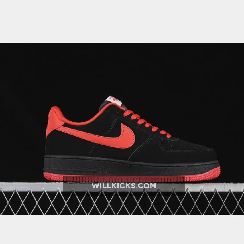 AIR FORCE 1 07 LOW RED/BLACK AIR FORCE 1 07 LOW RED/BLACK