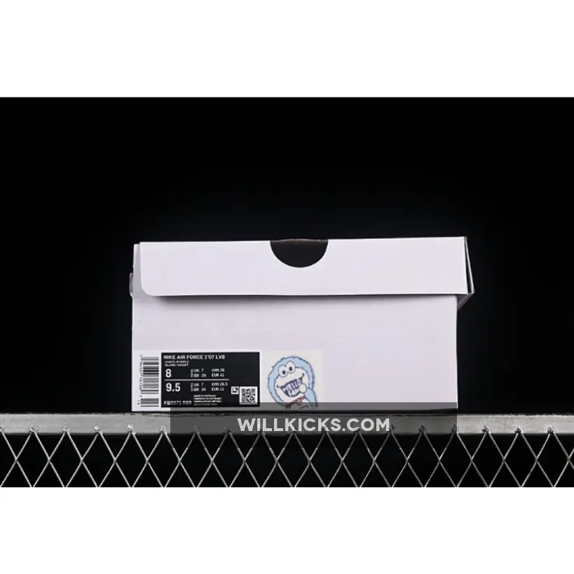 AIR FORCE 1 07 LOW SESAME STREET WHITE/PURPLE AIR FORCE 1 07 LOW SESAME STREET WHITE/PURPLE