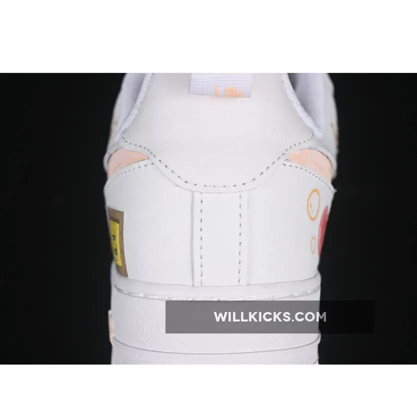 AIR FORCE 1 07 LOW SPONGEBOB SQUAREPANTS WHITE/PINK/YELLOW AIR FORCE 1 07 LOW SPONGEBOB SQUAREPANTS WHITE/PINK/YELLOW