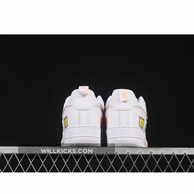 AIR FORCE 1 07 LOW SPONGEBOB SQUAREPANTS WHITE/PINK/YELLOW AIR FORCE 1 07 LOW SPONGEBOB SQUAREPANTS WHITE/PINK/YELLOW
