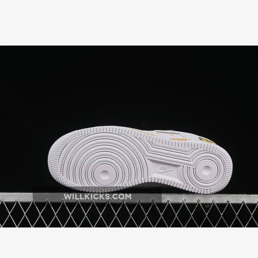 AIR FORCE 1 07 LOW SPONGEBOB SQUAREPANTS WHITE/PINK/YELLOW AIR FORCE 1 07 LOW SPONGEBOB SQUAREPANTS WHITE/PINK/YELLOW