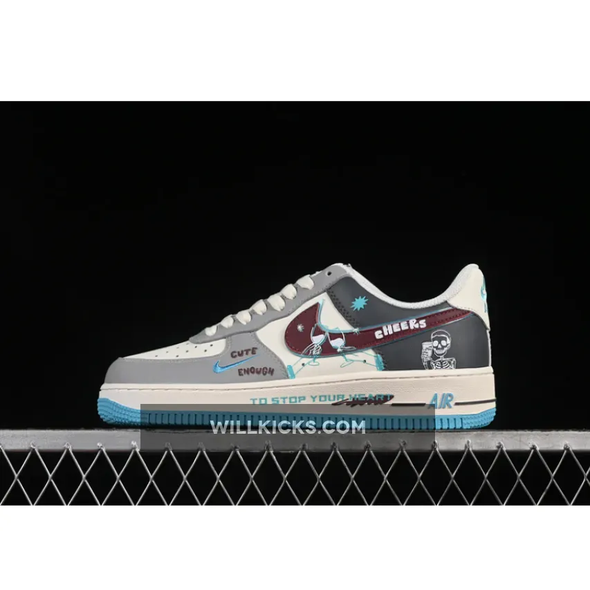 AIR FORCE 1 07 LOW STOP DRINKING WHITE/GREY/BROWN AIR FORCE 1 07 LOW STOP DRINKING WHITE/GREY/BROWN