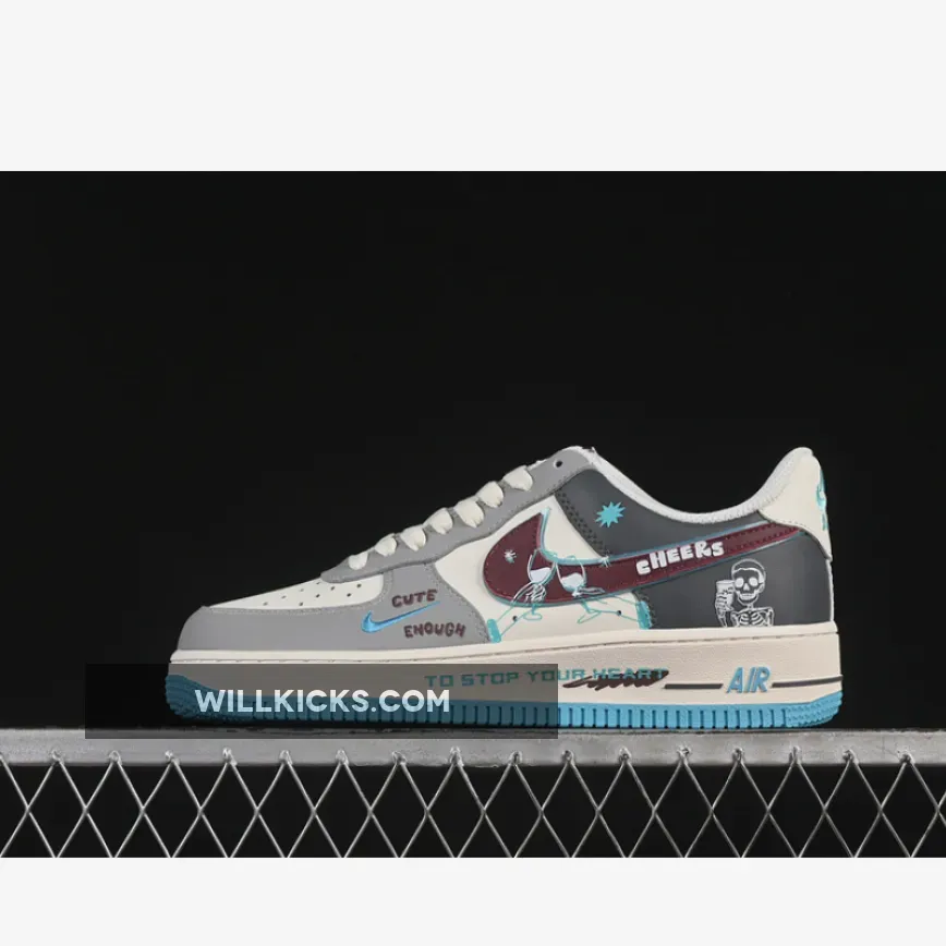 AIR FORCE 1 07 LOW STOP DRINKING WHITE/GREY/BROWN AIR FORCE 1 07 LOW STOP DRINKING WHITE/GREY/BROWN