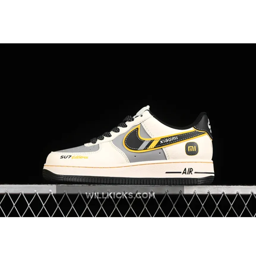 AIR FORCE 1 07 LOW SU7-ULTRA WHITE/BLACK/GREY/YELLOW AIR FORCE 1 07 LOW SU7-ULTRA WHITE/BLACK/GREY/YELLOW