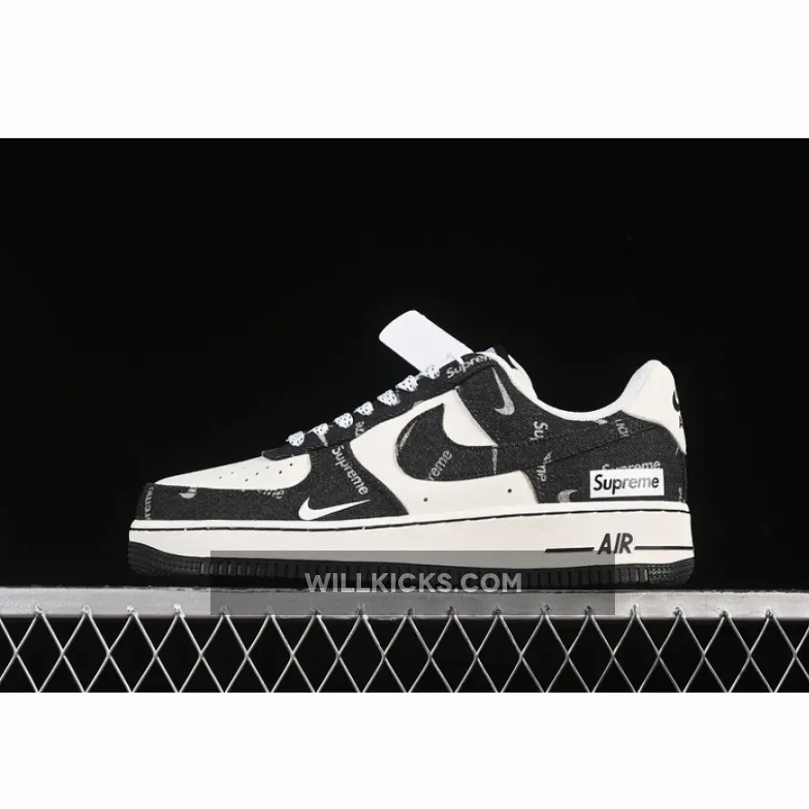 AIR FORCE 1 07 LOW SUP WHITE/BLACK AIR FORCE 1 07 LOW SUP WHITE/BLACK