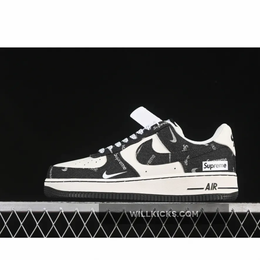 AIR FORCE 1 07 LOW SUP WHITE/BLACK AIR FORCE 1 07 LOW SUP WHITE/BLACK