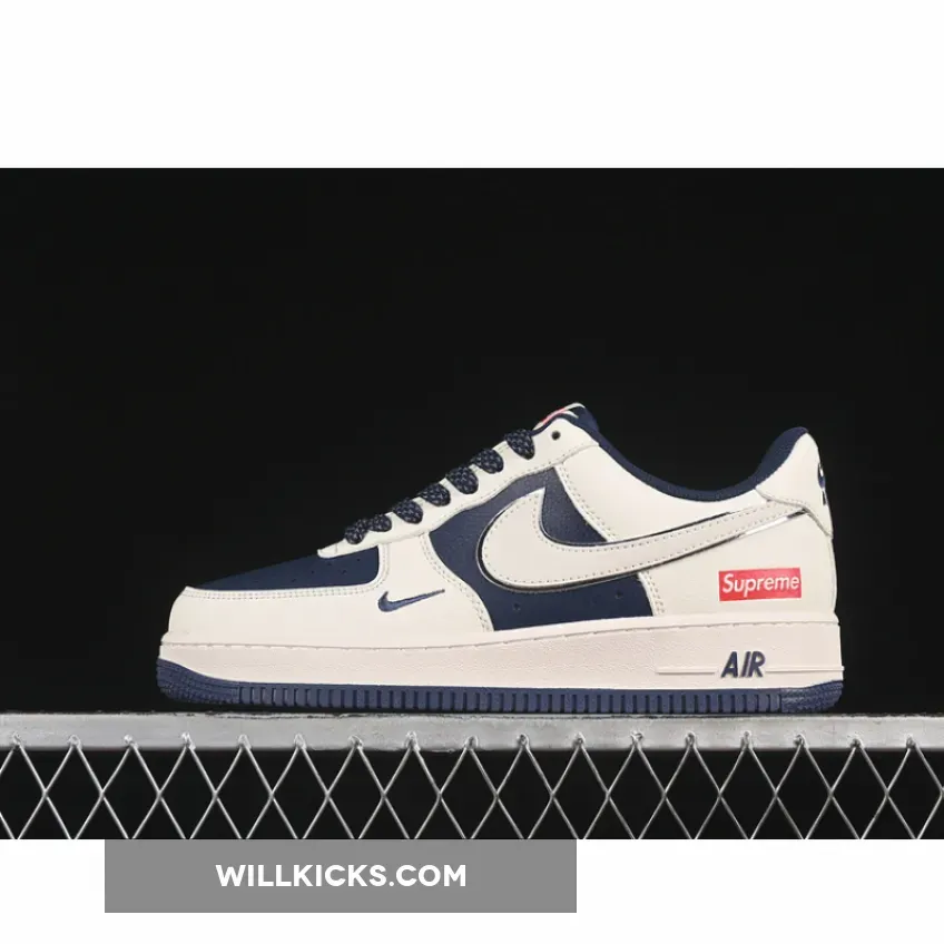 AIR FORCE 1 07 LOW SUPREME OFF WHITE/BLUE/RED