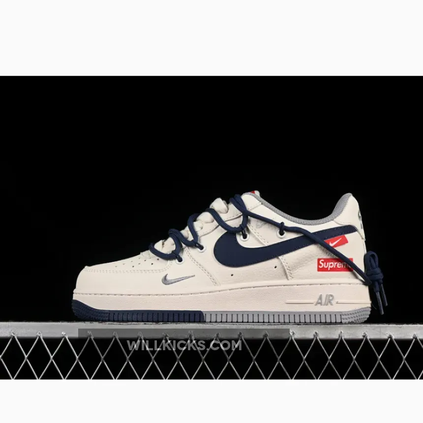 AIR FORCE 1 07 LOW SUPREME WHITE/GREY/BLUE