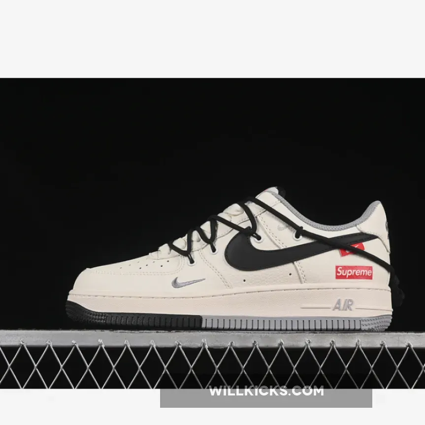 AIR FORCE 1 07 LOW SUPREME WHITE/GREY/BLACK
