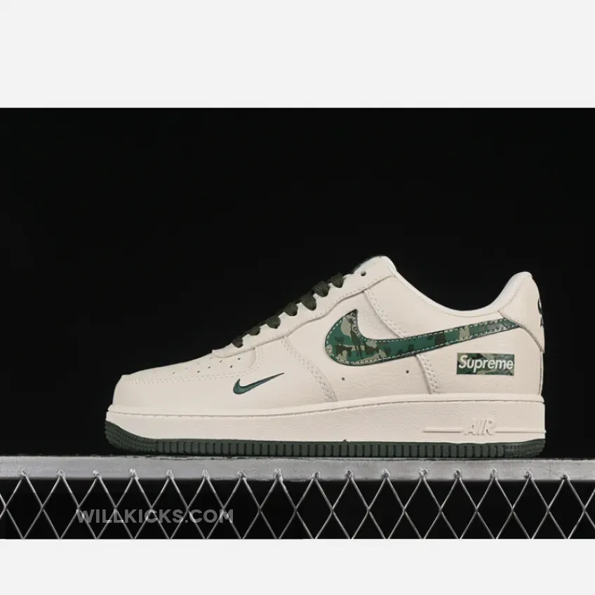 AIR FORCE 1 07 LOW SUPREME WHITE/GREEN