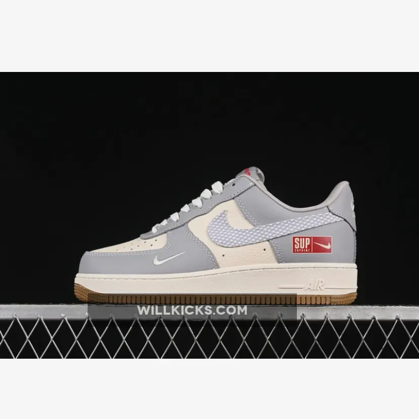 AIR FORCE 1 07 LOW SUPREME WHITE/GREY