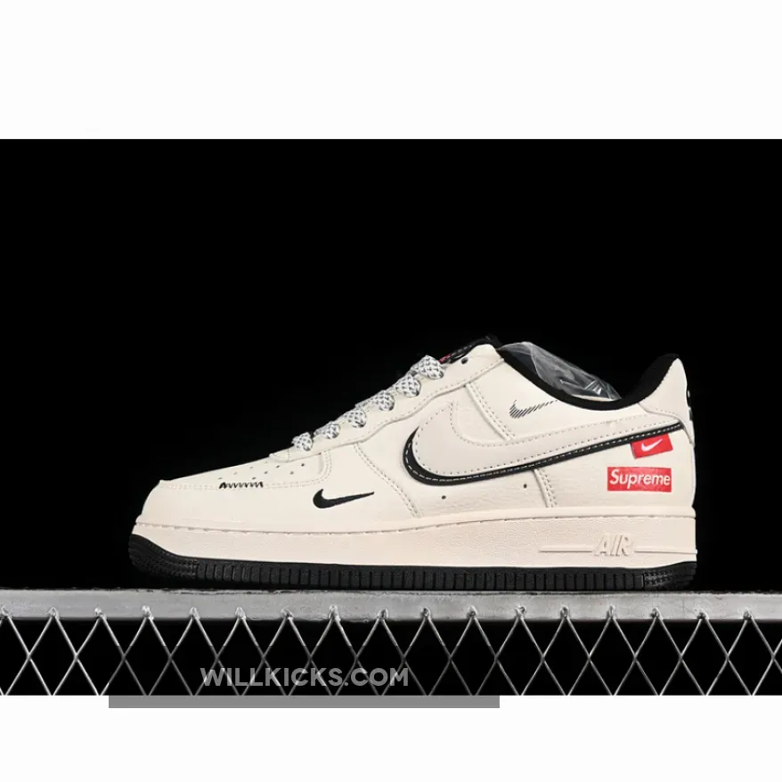 AIR FORCE 1 07 LOW SUPREME WHITE/GREY/BLACK