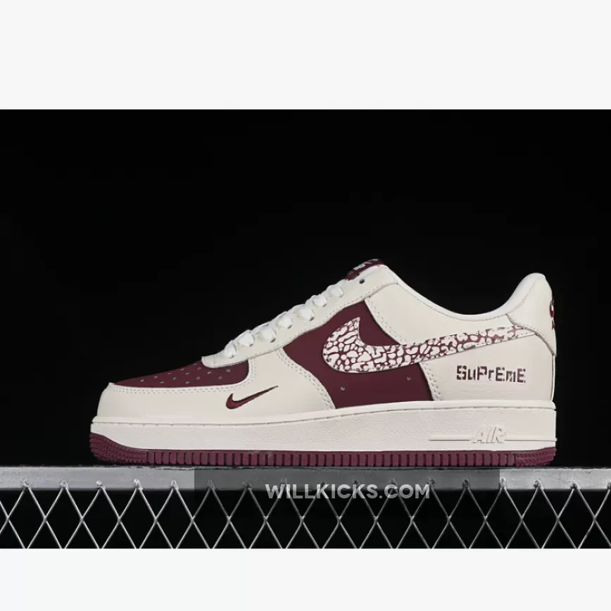 AIR FORCE 1 07 LOW SUPREME WHITE/RED
