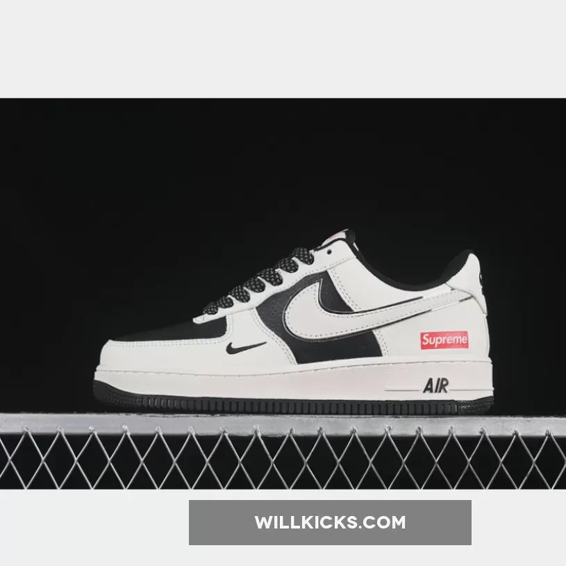 AIR FORCE 1 07 LOW SUPREME WHITE/BLACK