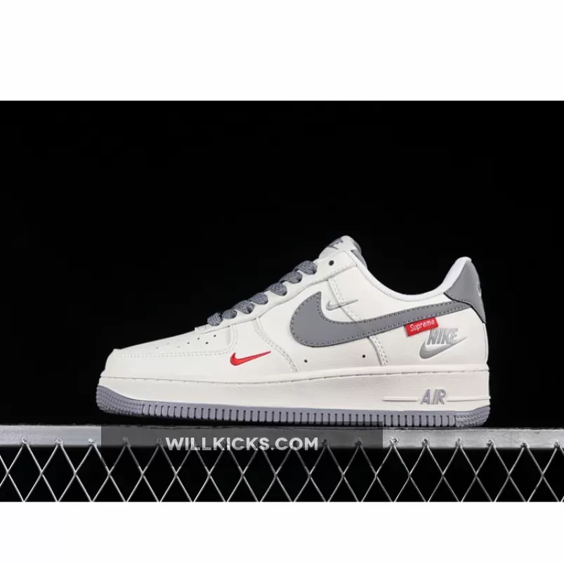 AIR FORCE 1 07 LOW SUPREME WHITE/GREY