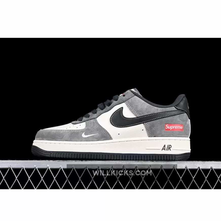 AIR FORCE 1 07 LOW SUPREME WHITE/GREY/BLACK