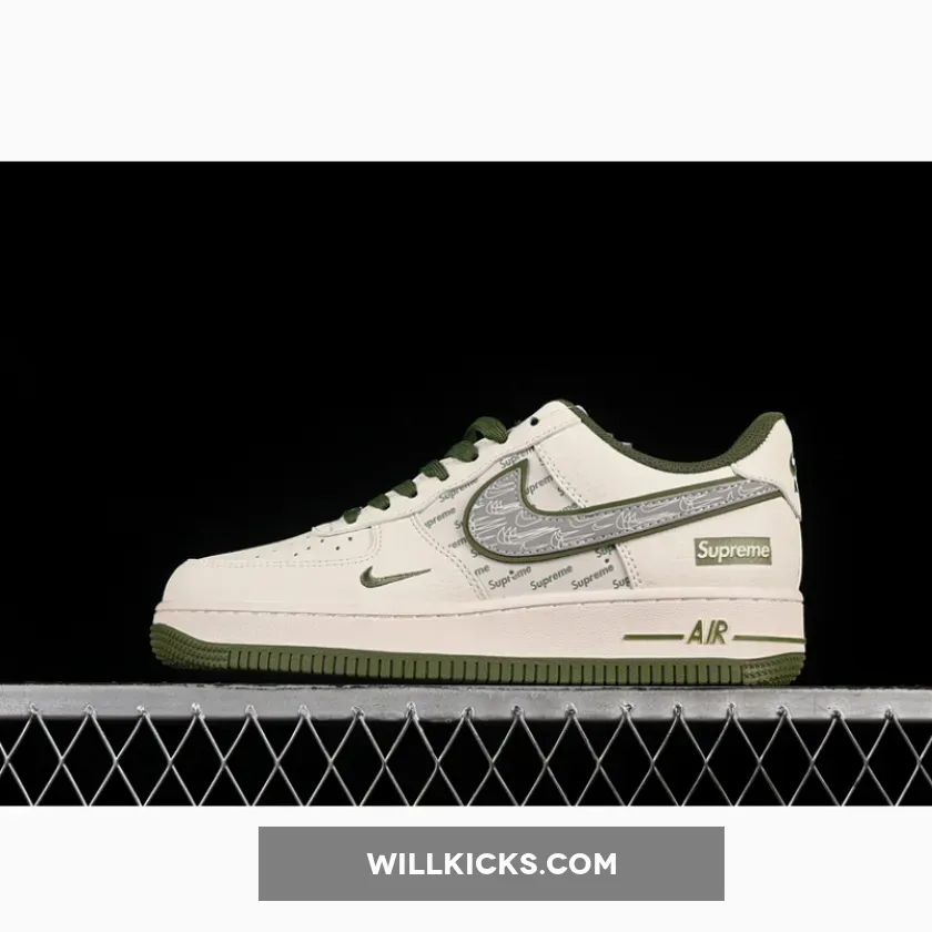 AIR FORCE 1 07 LOW SUPREME WHITE/GREEN