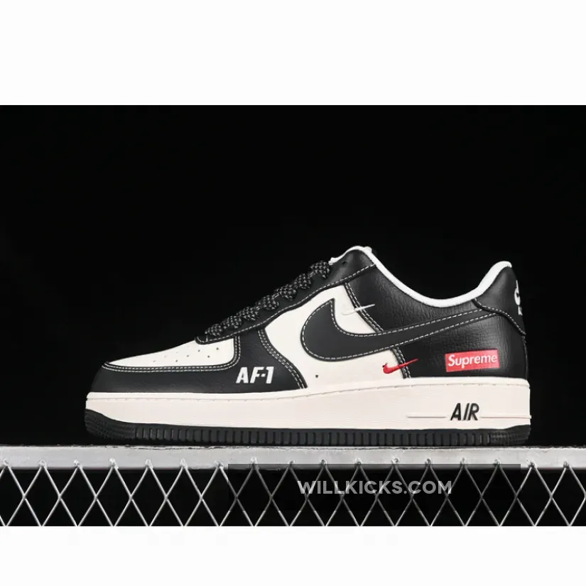 AIR FORCE 1 07 LOW SUPREME WHITE/BLACK