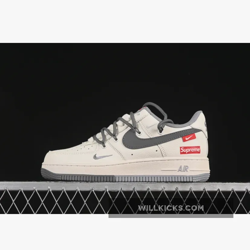 AIR FORCE 1 07 LOW SUPREME WHITE/RED/GREY