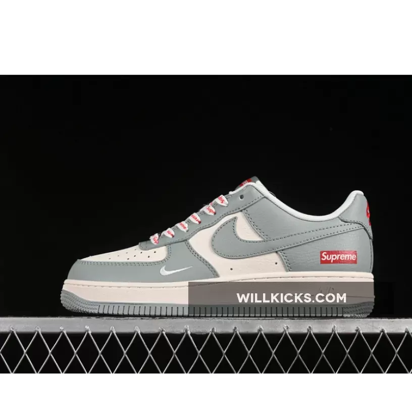 AIR FORCE 1 07 LOW SUPREME WHITE/GREY/RED