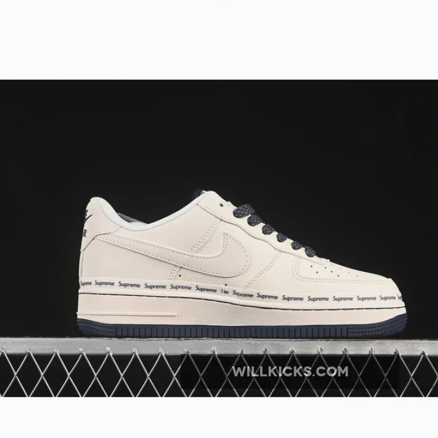 AIR FORCE 1 07 LOW SUPREME OFF WHITE/BLUE