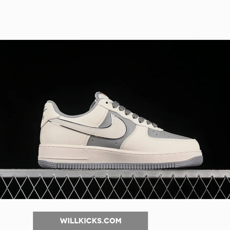 AIR FORCE 1 07 LOW SUPREME WHITE/GREY AIR FORCE 1 07 LOW SUPREME WHITE/GREY