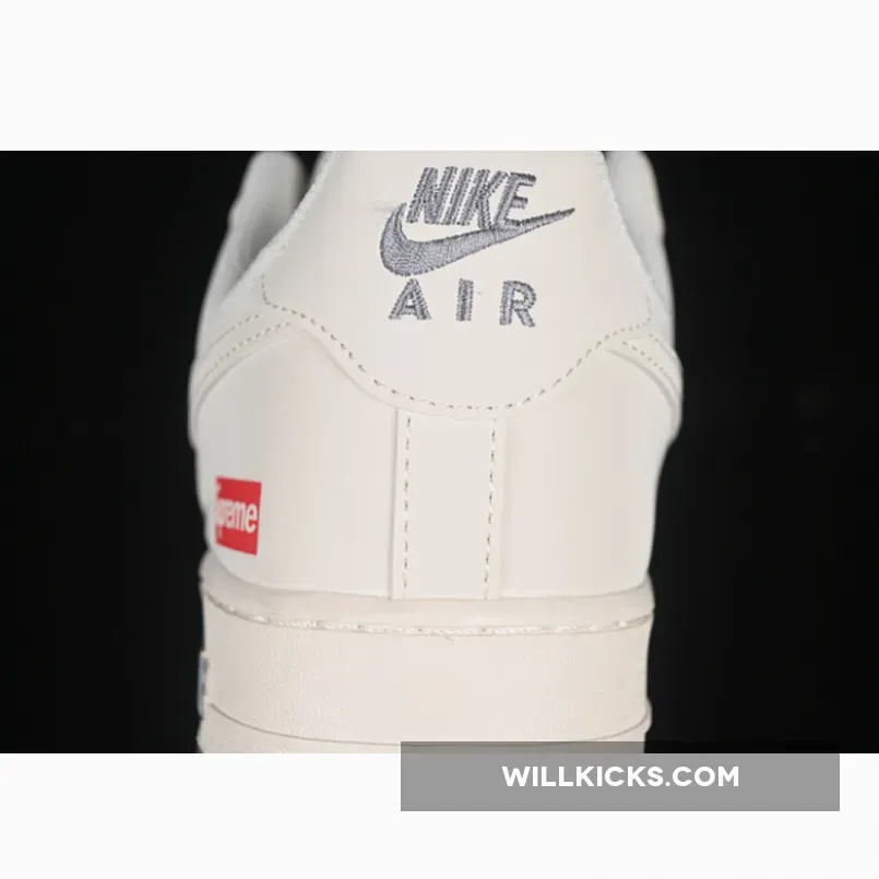 AIR FORCE 1 07 LOW SUPREME WHITE/GREY AIR FORCE 1 07 LOW SUPREME WHITE/GREY