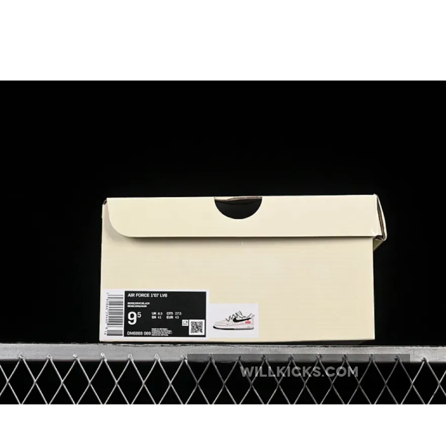 AIR FORCE 1 07 LOW SUPREME WHITE/GREY/BLACK AIR FORCE 1 07 LOW SUPREME WHITE/GREY/BLACK