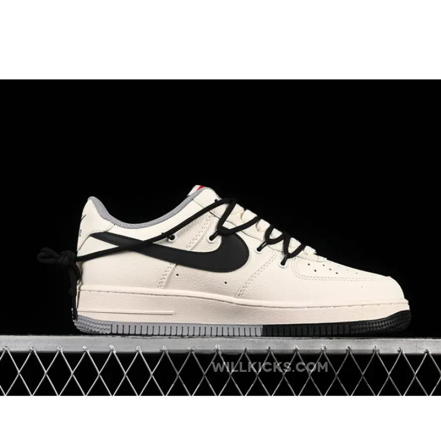 AIR FORCE 1 07 LOW SUPREME WHITE/GREY/BLACK AIR FORCE 1 07 LOW SUPREME WHITE/GREY/BLACK