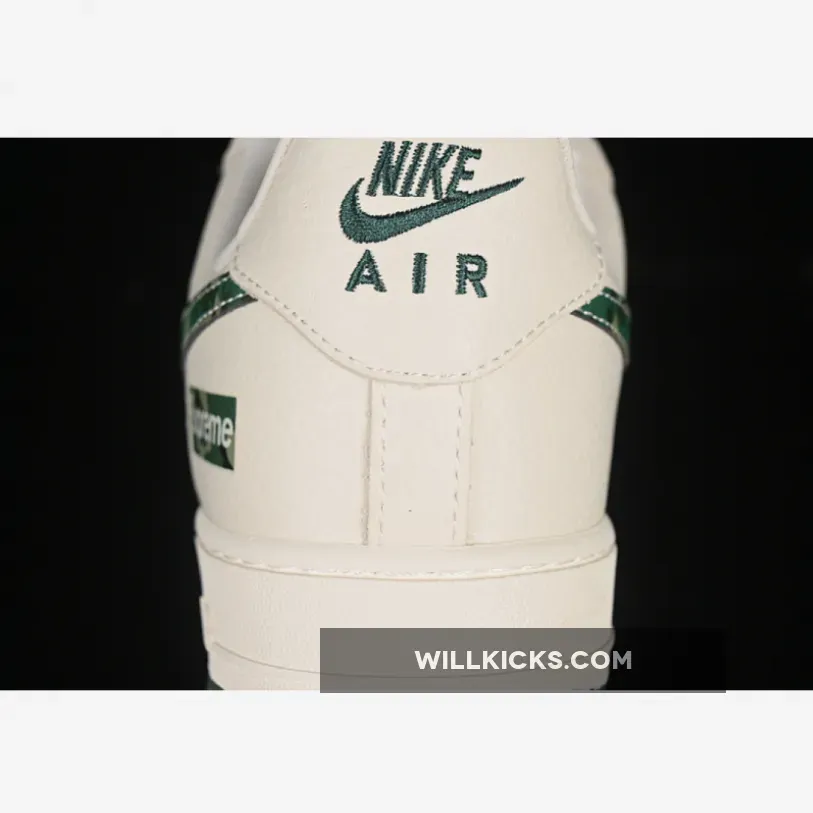 AIR FORCE 1 07 LOW SUPREME WHITE/GREEN AIR FORCE 1 07 LOW SUPREME WHITE/GREEN