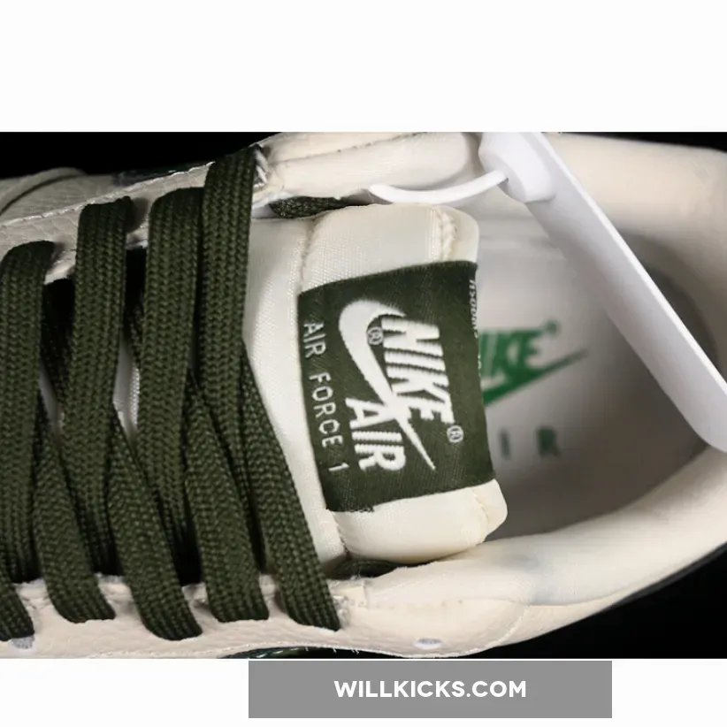 AIR FORCE 1 07 LOW SUPREME WHITE/GREEN AIR FORCE 1 07 LOW SUPREME WHITE/GREEN