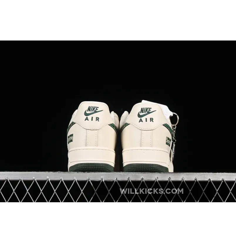 AIR FORCE 1 07 LOW SUPREME WHITE/GREEN AIR FORCE 1 07 LOW SUPREME WHITE/GREEN